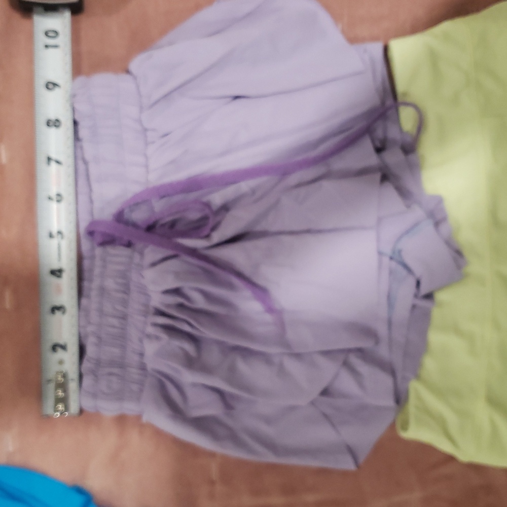 Blue and Purple Ruffle Shorts Set - Picture 6 of 6